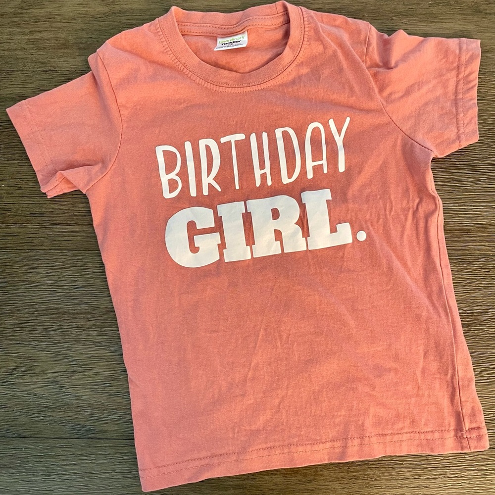 Birthday Girl Tshirt: Size 5T🎉